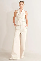 RUNWAY TAILORED WOVEN VEST - Flying Tomato - Flyclothing LLC