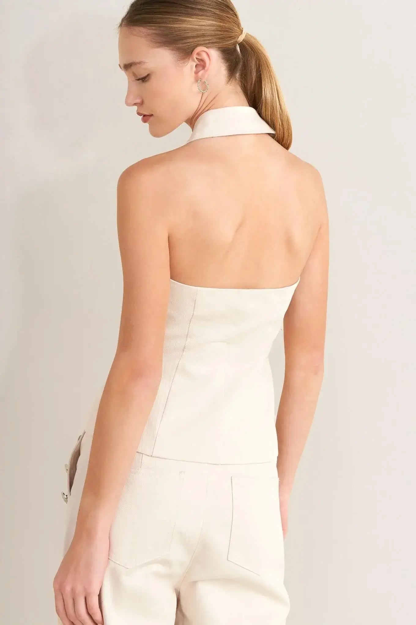 RUNWAY TAILORED WOVEN VEST - Flying Tomato - Flyclothing LLC