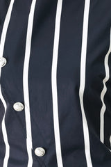 DARK RHYTHM STRIPE WOVEN TOP - Flying Tomato - Flyclothing LLC
