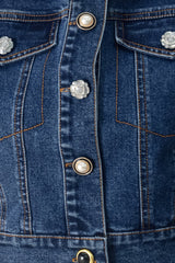SWEET TALKER DENIM CROP VEST - Flying Tomato - Flyclothing LLC