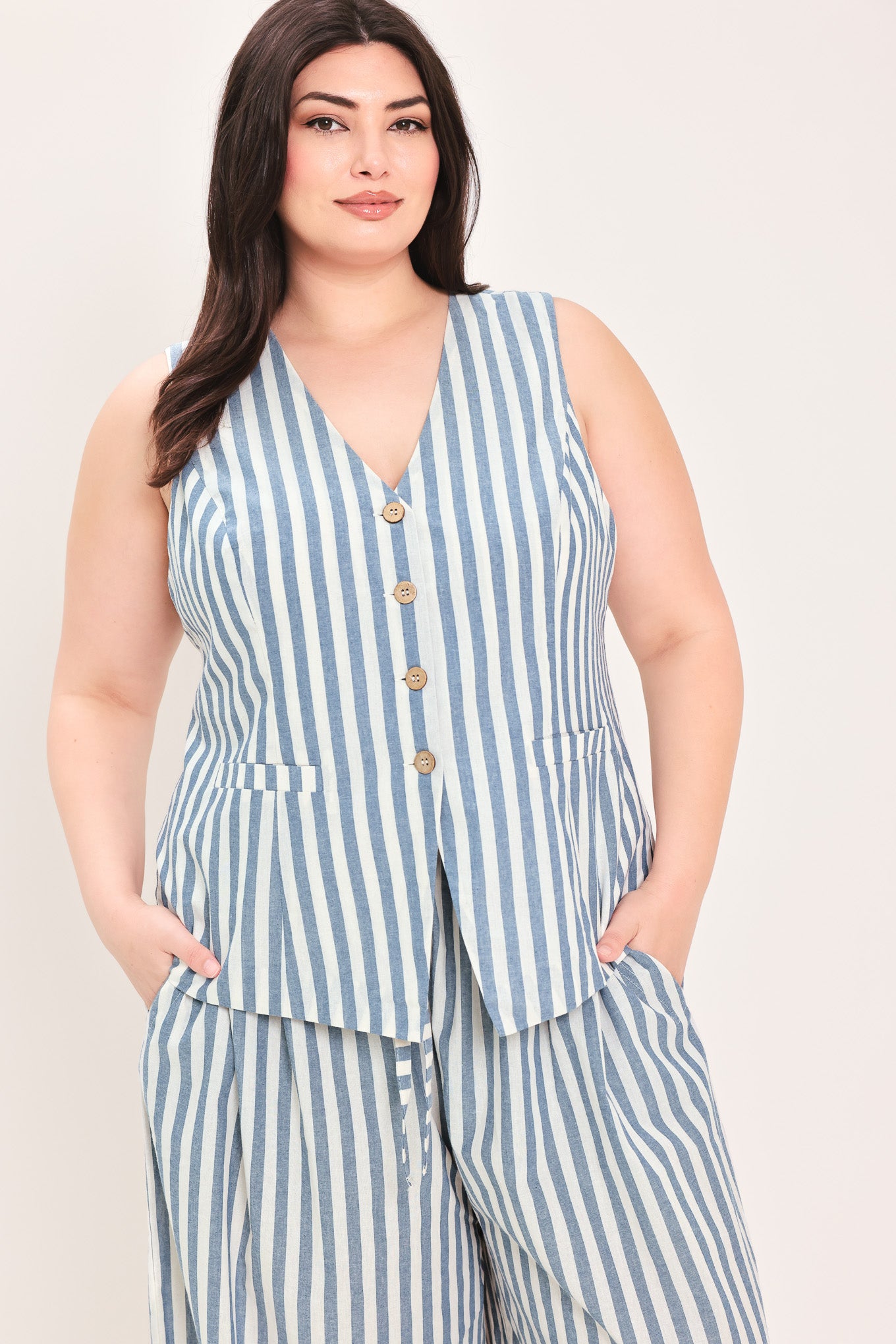 OCEAN DRIVE RHYTHM WOVEN VEST - Flying Tomato - Flyclothing LLC