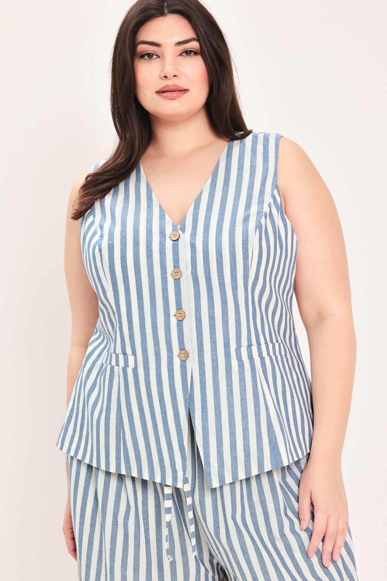 OCEAN DRIVE RHYTHM WOVEN VEST - Flying Tomato - Flyclothing LLC