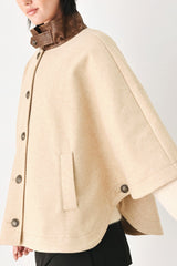 CITY IN MOTION BUCKLED CAPELET JACKET - Flying Tomato - Flyclothing LLC