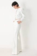 FIFTH STREET WOVEN CROP JACKET - Flying Tomato - Flyclothing LLC
