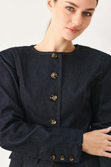 CITY MUSE MODERN DENIM JACKET - Flying Tomato - Flyclothing LLC