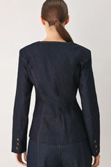 CITY MUSE MODERN DENIM JACKET - Flying Tomato - Flyclothing LLC