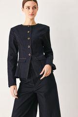 CITY MUSE MODERN DENIM JACKET - Flying Tomato - Flyclothing LLC
