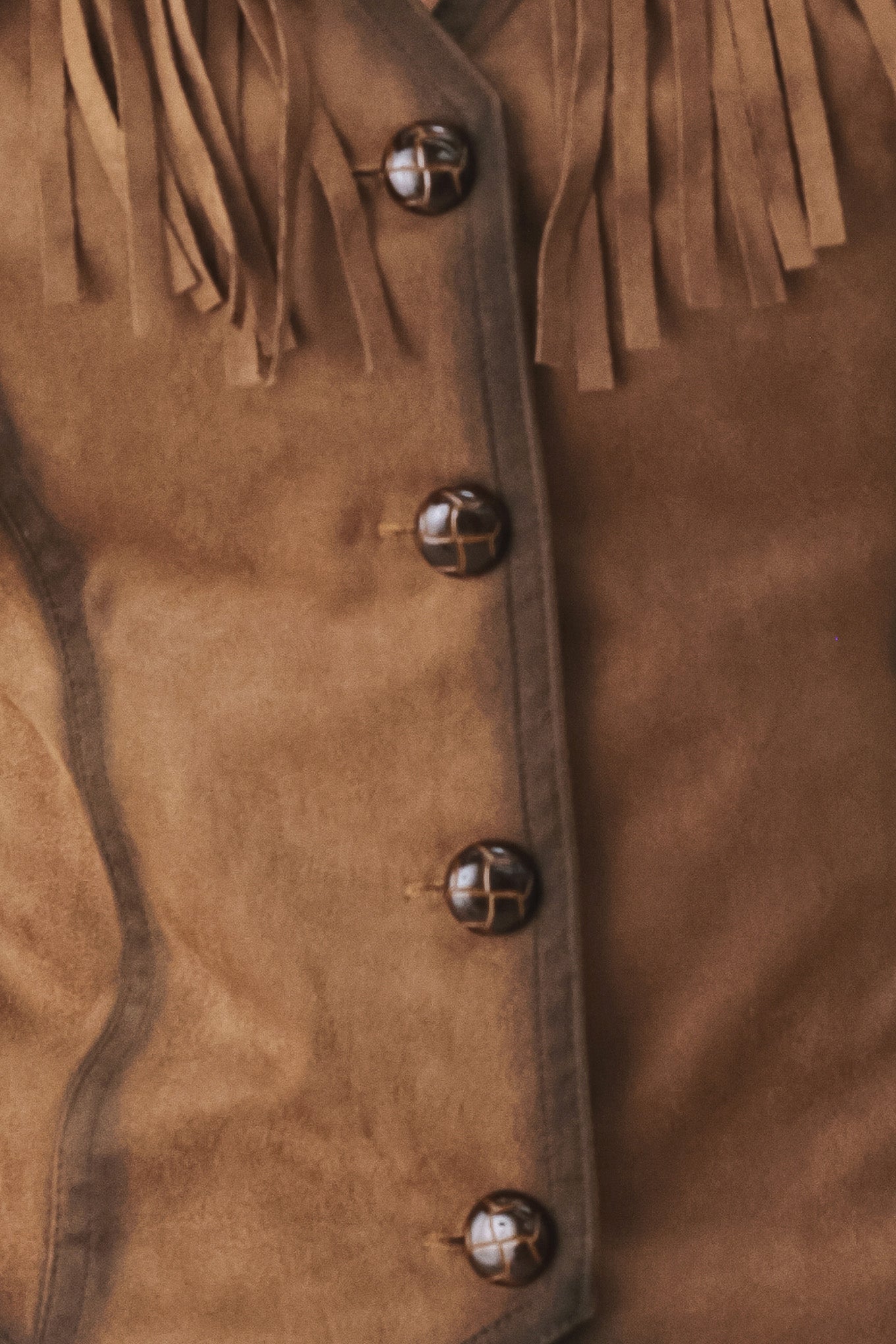 NASHVILLE SIDE FAUX SUEDE VEST