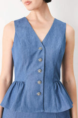 CASUAL ROMANCE WOVEN VEST - Flying Tomato - Flyclothing LLC