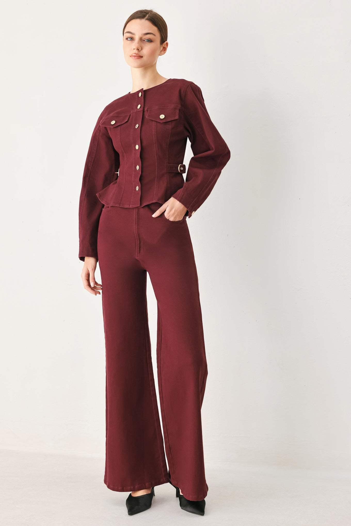 MERLOT RIDGE WOVEN JACKET