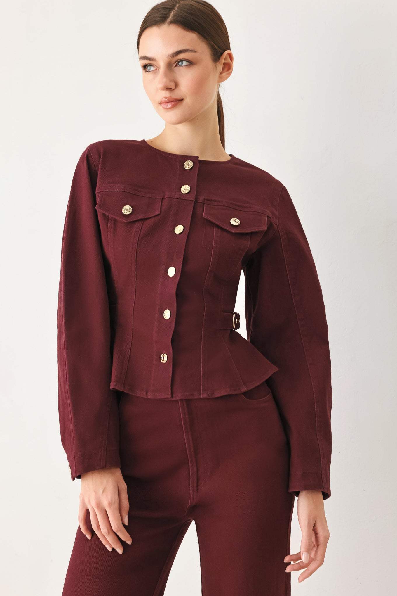 MERLOT RIDGE WOVEN JACKET