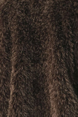 COZY IN THE CITY BELTED FAUX FUR MIDI COAT