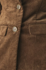 AUTUMN IN MANHATTAN CORDUROY BLAZER