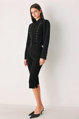 COMMAND NOIR BLACK MILITARY JACKET - Flying Tomato - Flyclothing LLC