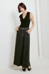 TRADING SECRETS DENIM SKIRT - Flying Tomato - Flyclothing LLC