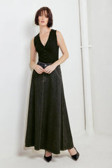 TRADING SECRETS DENIM SKIRT - Flying Tomato - Flyclothing LLC
