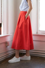 LOVE OF MINE WOVEN MIDI SKIRT - Flying Tomato - Flyclothing LLC