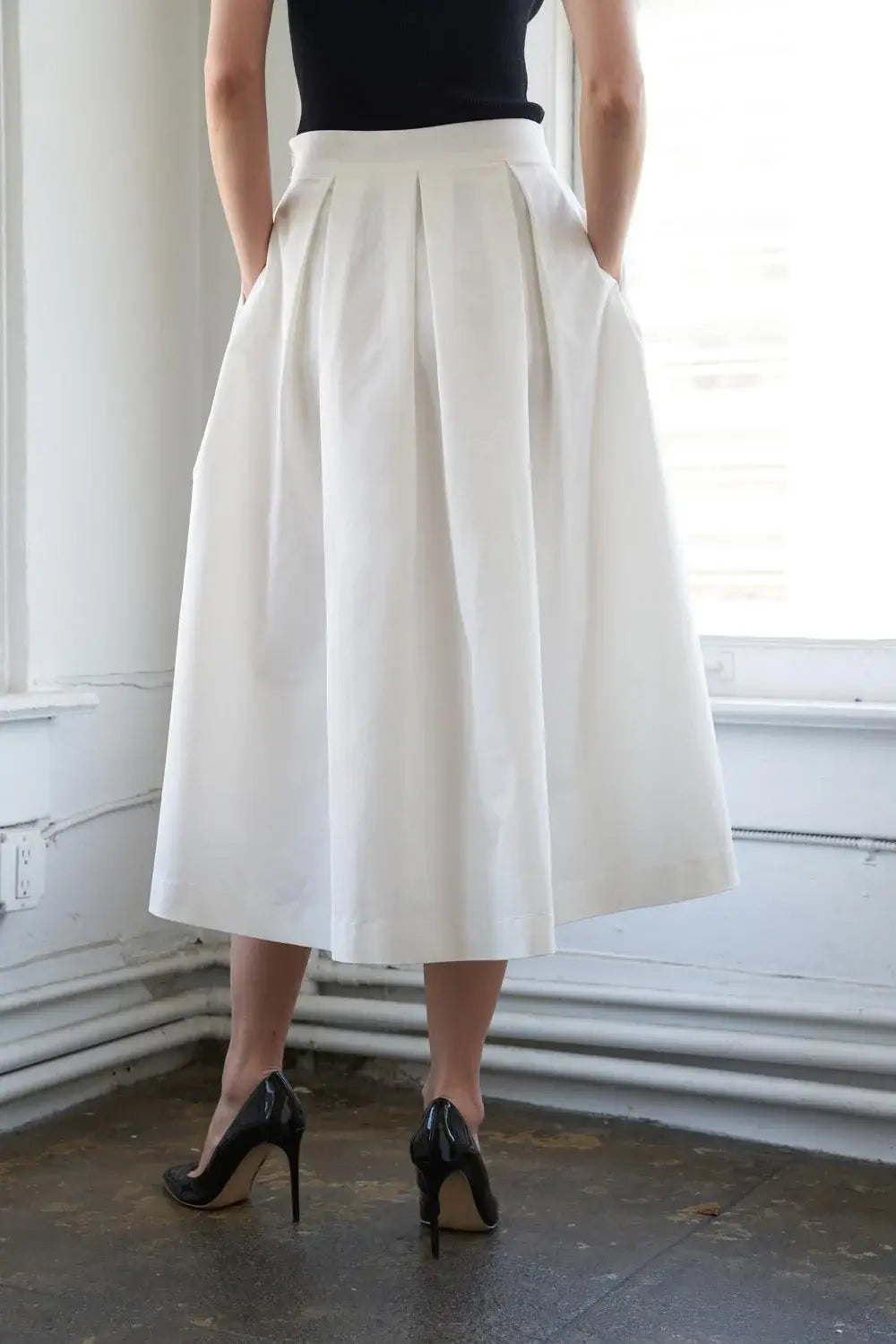 LOVE OF MINE WOVEN MIDI SKIRT - Flying Tomato - Flyclothing LLC