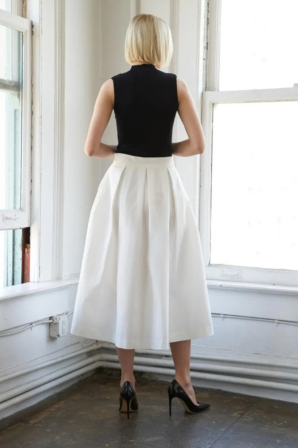 LOVE OF MINE WOVEN MIDI SKIRT - Flying Tomato - Flyclothing LLC