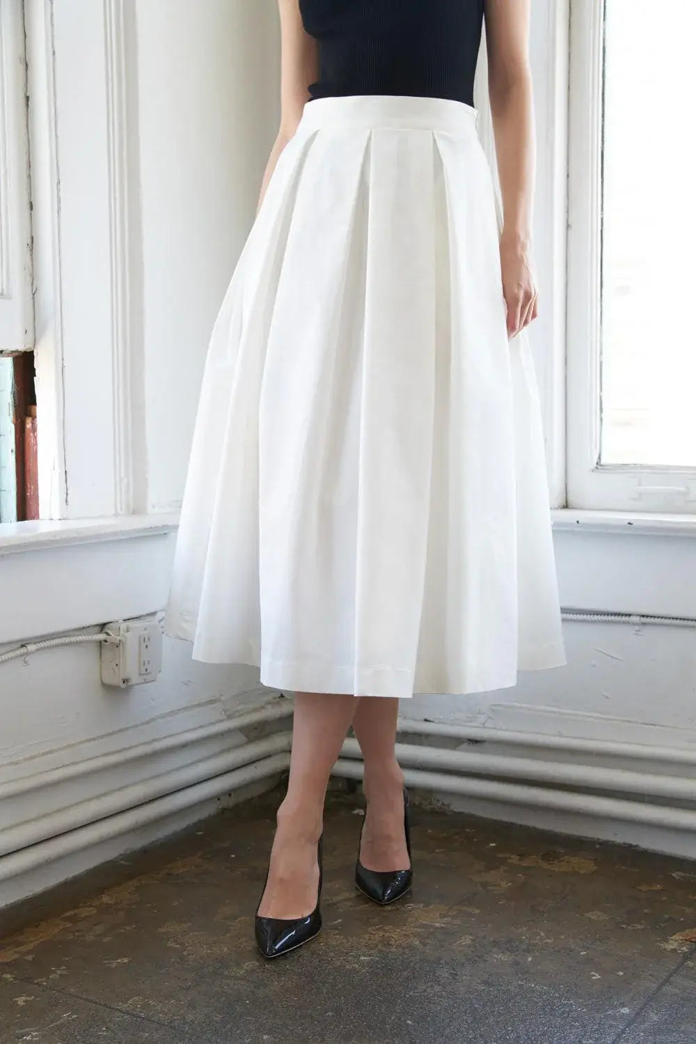 LOVE OF MINE WOVEN MIDI SKIRT - Flying Tomato - Flyclothing LLC
