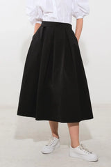 LOVE OF MINE WOVEN MIDI SKIRT - Flying Tomato - Flyclothing LLC