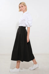 LOVE OF MINE WOVEN MIDI SKIRT - Flying Tomato - Flyclothing LLC