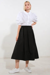 LOVE OF MINE WOVEN MIDI SKIRT - Flying Tomato - Flyclothing LLC