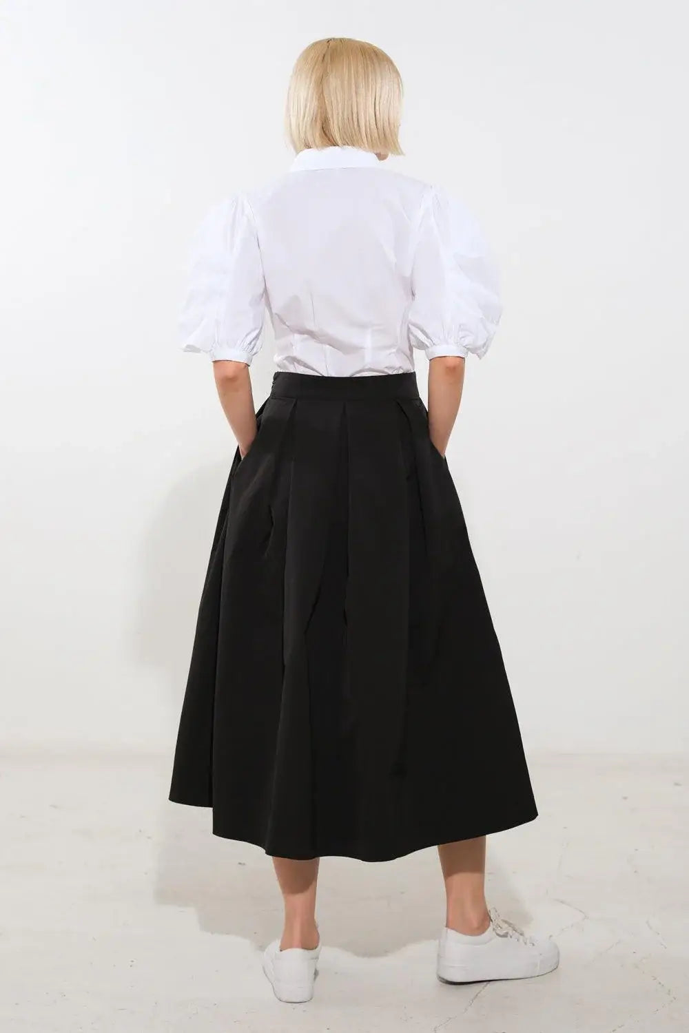 LOVE OF MINE WOVEN MIDI SKIRT - Flying Tomato - Flyclothing LLC
