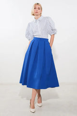 LOVE OF MINE WOVEN MIDI SKIRT - Flying Tomato - Flyclothing LLC