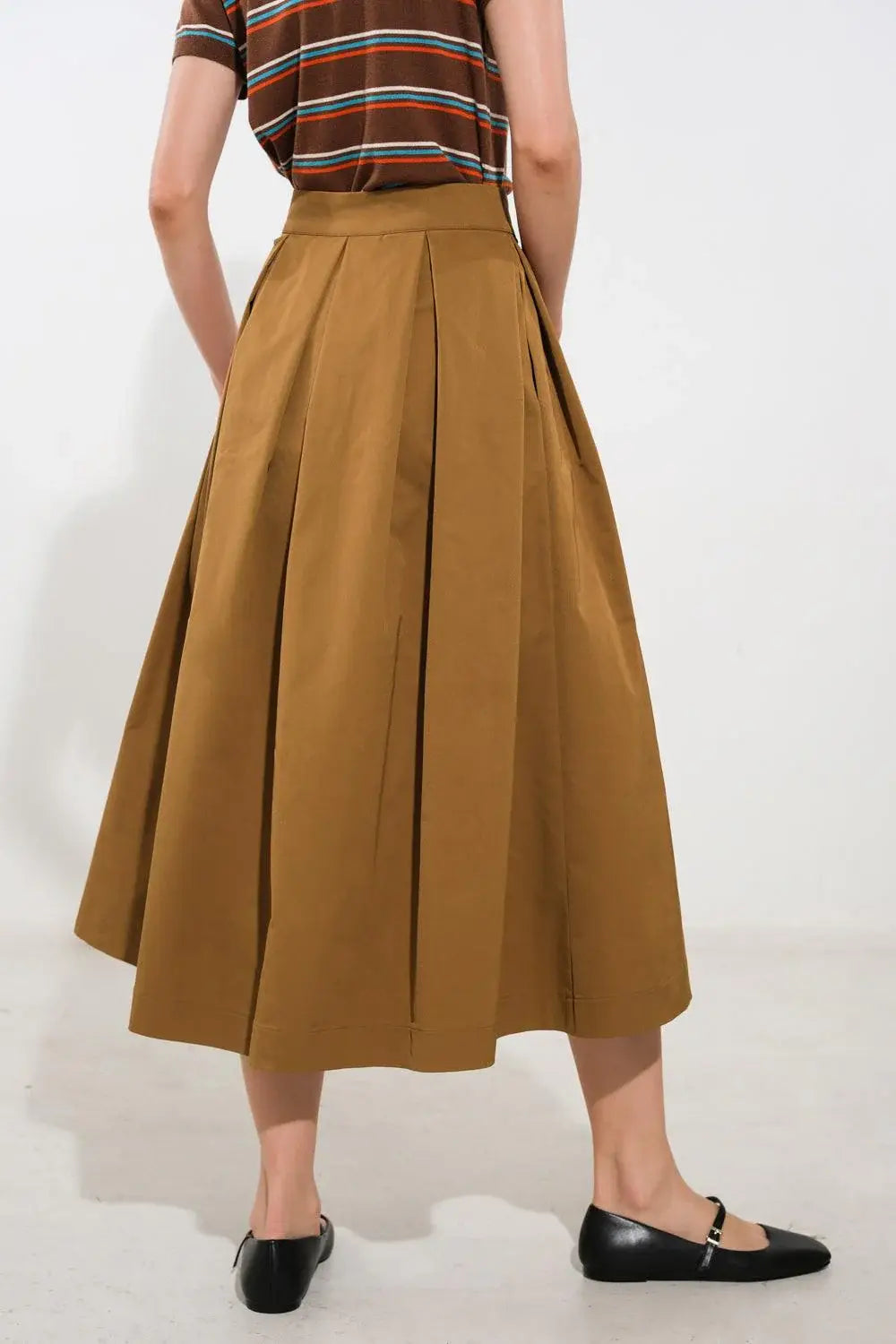 LOVE OF MINE WOVEN MIDI SKIRT - Flying Tomato - Flyclothing LLC
