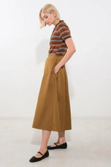 LOVE OF MINE WOVEN MIDI SKIRT - Flying Tomato - Flyclothing LLC