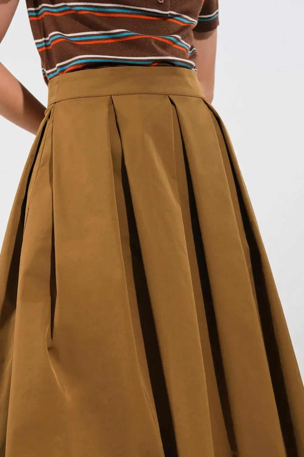 LOVE OF MINE WOVEN MIDI SKIRT - Flying Tomato - Flyclothing LLC