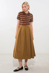 LOVE OF MINE WOVEN MIDI SKIRT - Flying Tomato - Flyclothing LLC