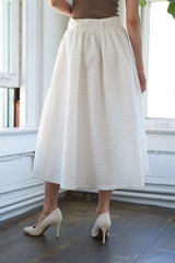 TALK TO THE SAND WOVEN MIDI SKIRT - Flying Tomato - Flyclothing LLC