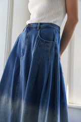 STATE OF MIND DENIM MIDI SKIRT - Flying Tomato - Flyclothing LLC