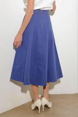 ENCHANTED ELEGANCE MIDI SKIRT - Flying Tomato - Flyclothing LLC