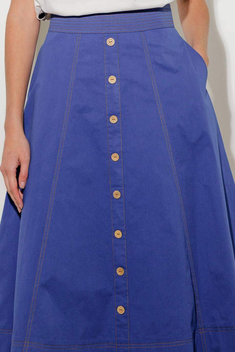 ENCHANTED ELEGANCE MIDI SKIRT - Flying Tomato - Flyclothing LLC