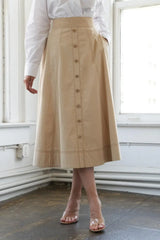 ENCHANTED ELEGANCE MIDI SKIRT - Flying Tomato - Flyclothing LLC