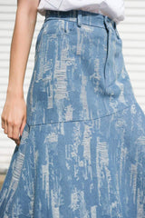 BREEZY ADORATION DENIM SKIRT - Flying Tomato - Flyclothing LLC