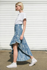BREEZY ADORATION DENIM SKIRT - Flying Tomato - Flyclothing LLC