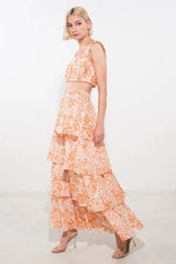 THERE IN MY MIND WOVEN MAXI SKIRT - Flying Tomato - Flyclothing LLC