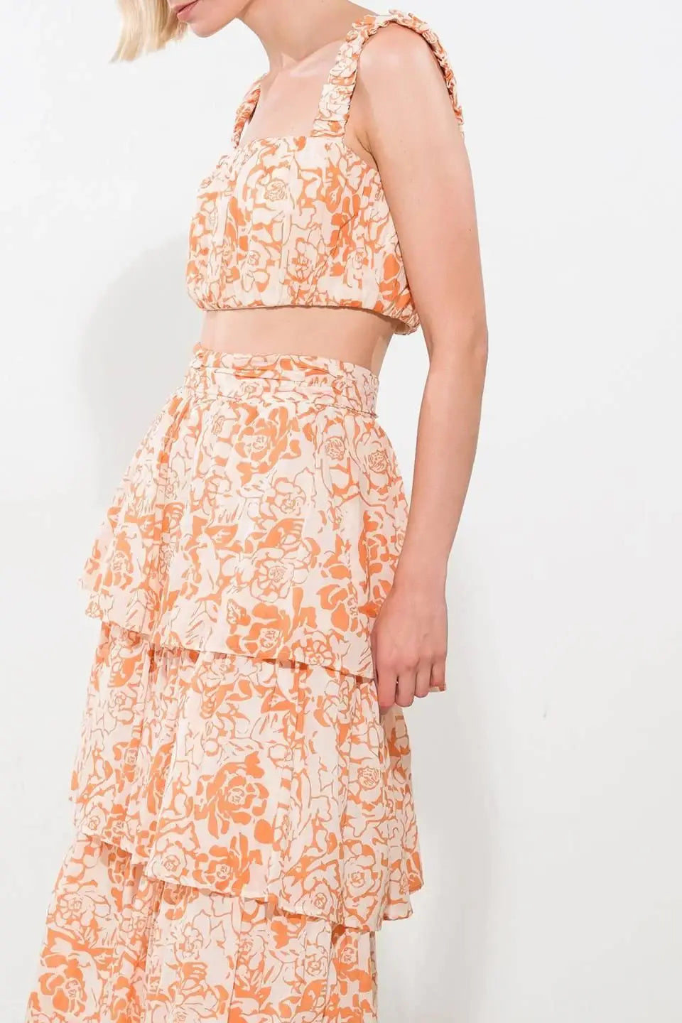THERE IN MY MIND WOVEN MAXI SKIRT - Flying Tomato - Flyclothing LLC