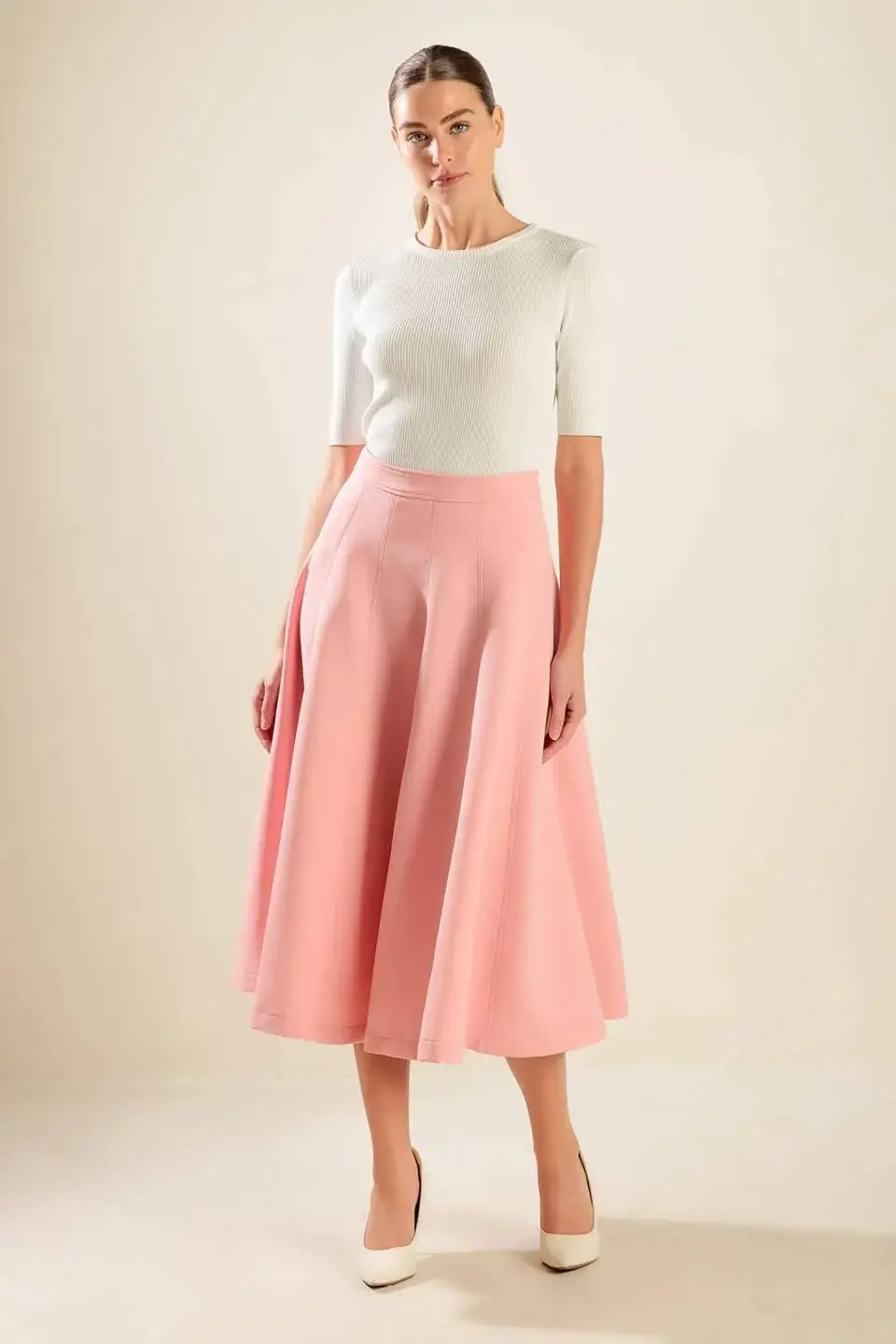 FALLING INTO BLISS WOVEN MIDI SKIRT - Flying Tomato - Flyclothing LLC