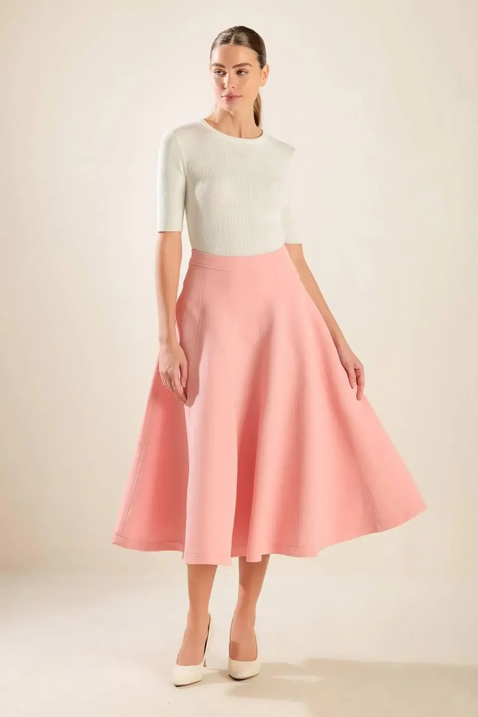 FALLING INTO BLISS WOVEN MIDI SKIRT - Flying Tomato - Flyclothing LLC