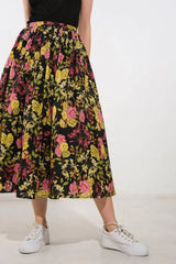 LOVE YOU MORE WOVEN MIDI SKIRT - Flying Tomato - Flyclothing LLC