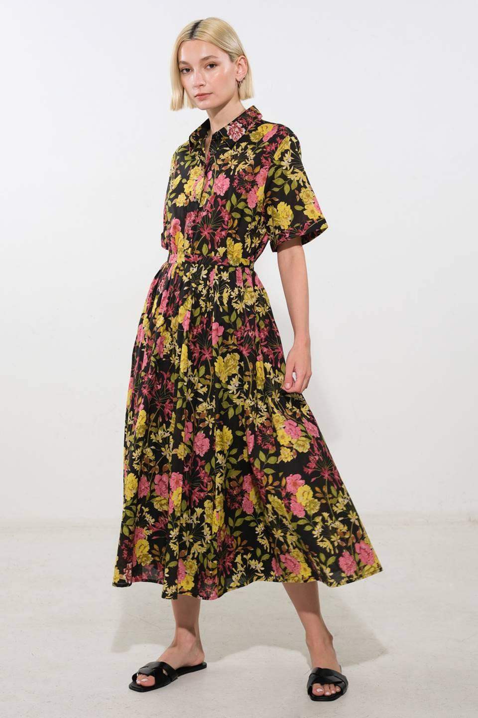 LOVE YOU MORE WOVEN MIDI SKIRT - Flying Tomato - Flyclothing LLC