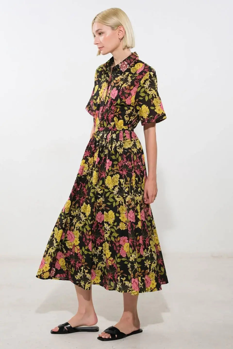 LOVE YOU MORE WOVEN MIDI SKIRT - Flying Tomato - Flyclothing LLC