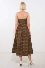 UPGRADED EVENT WOVEN MIDI SKIRT - Flying Tomato - Flyclothing LLC