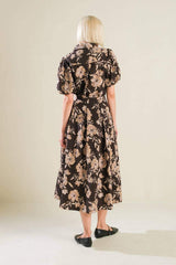 POSH PRESENCE WOVEN MIDI SKIRT - Flying Tomato - Flyclothing LLC