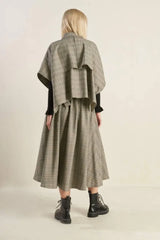 MOODY ALLURE WOVEN MIDI SKIRT - Flying Tomato - Flyclothing LLC